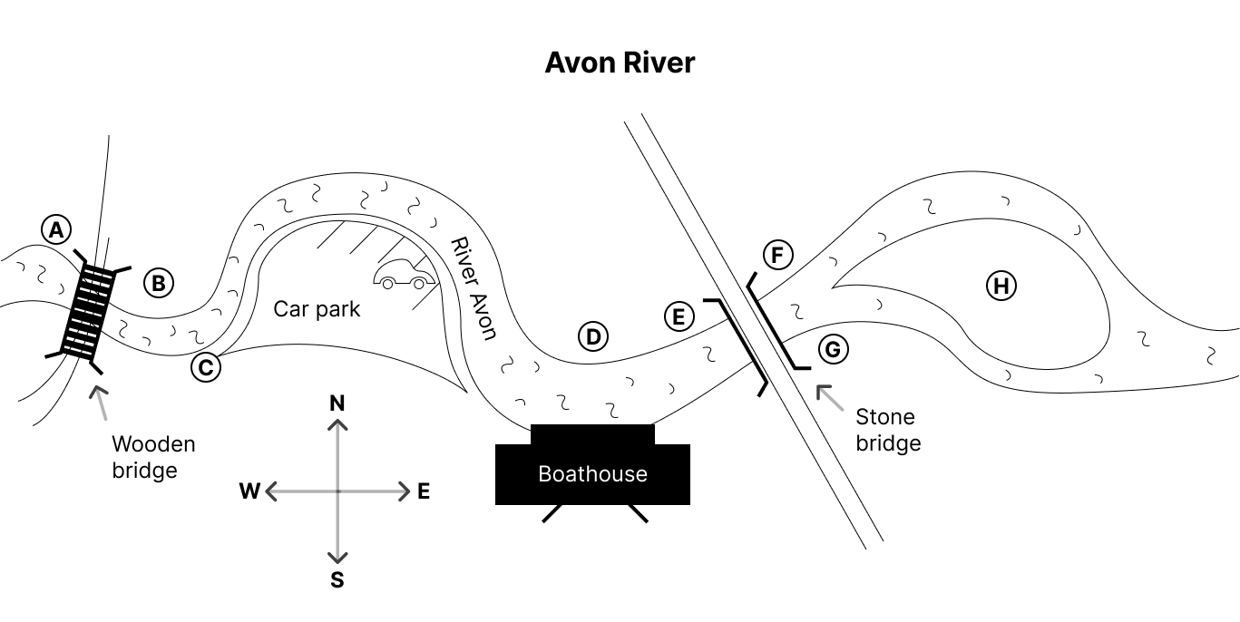 River Avon Adventures site plan map